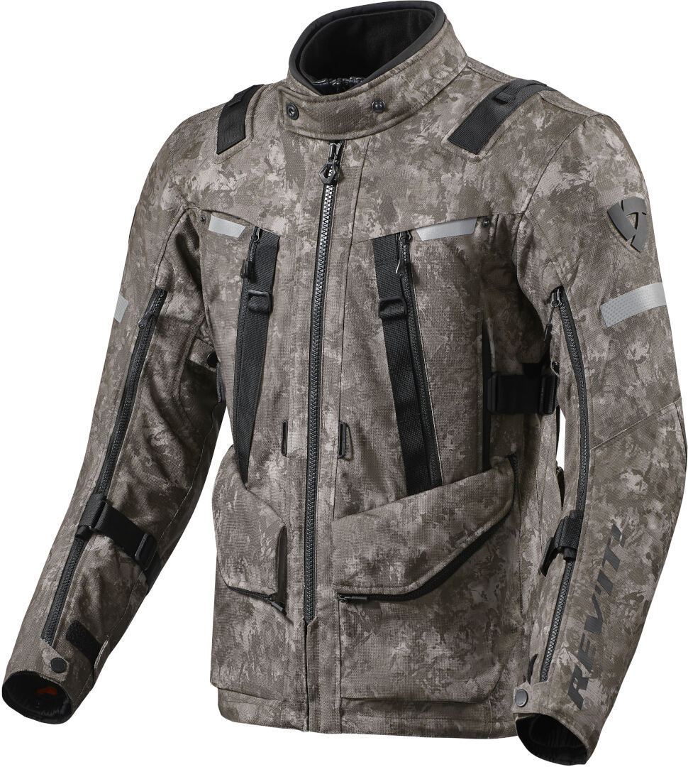 Revit Sand 4 H2O Motorcycle Textile Jacket Dark Camouflage 3XL Figure 1