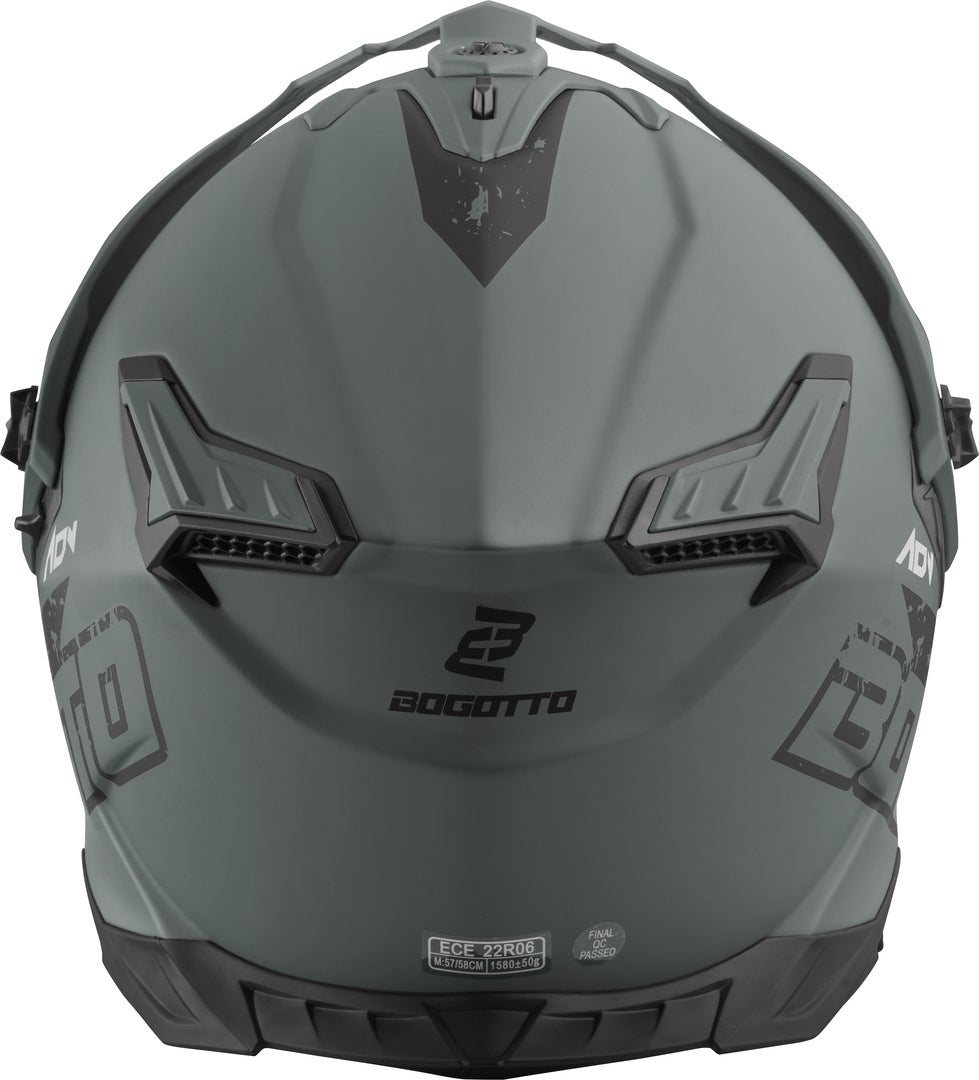 Side view of Bogotto FG-601 Duo Fiberglass Enduro Helmet