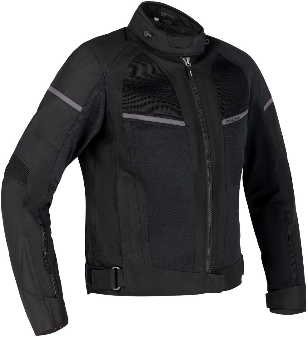 Richa Airstorm waterproof Ladies Motorcycle Textile Jacket black XL Figure 1