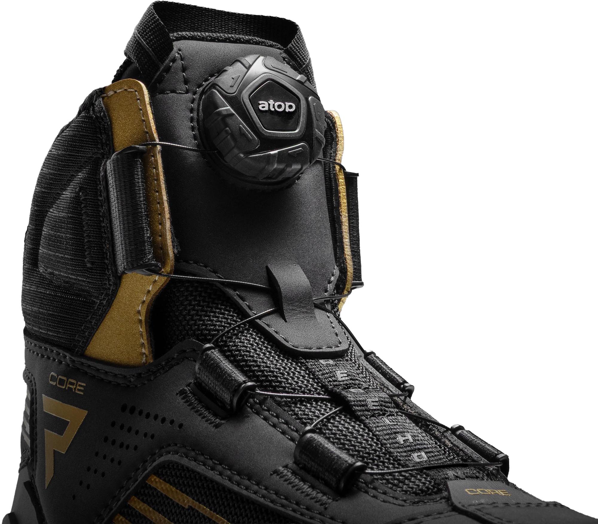 Rebelhorn Core Damer Motorcykelsko Sort/guld 37 Figur 7