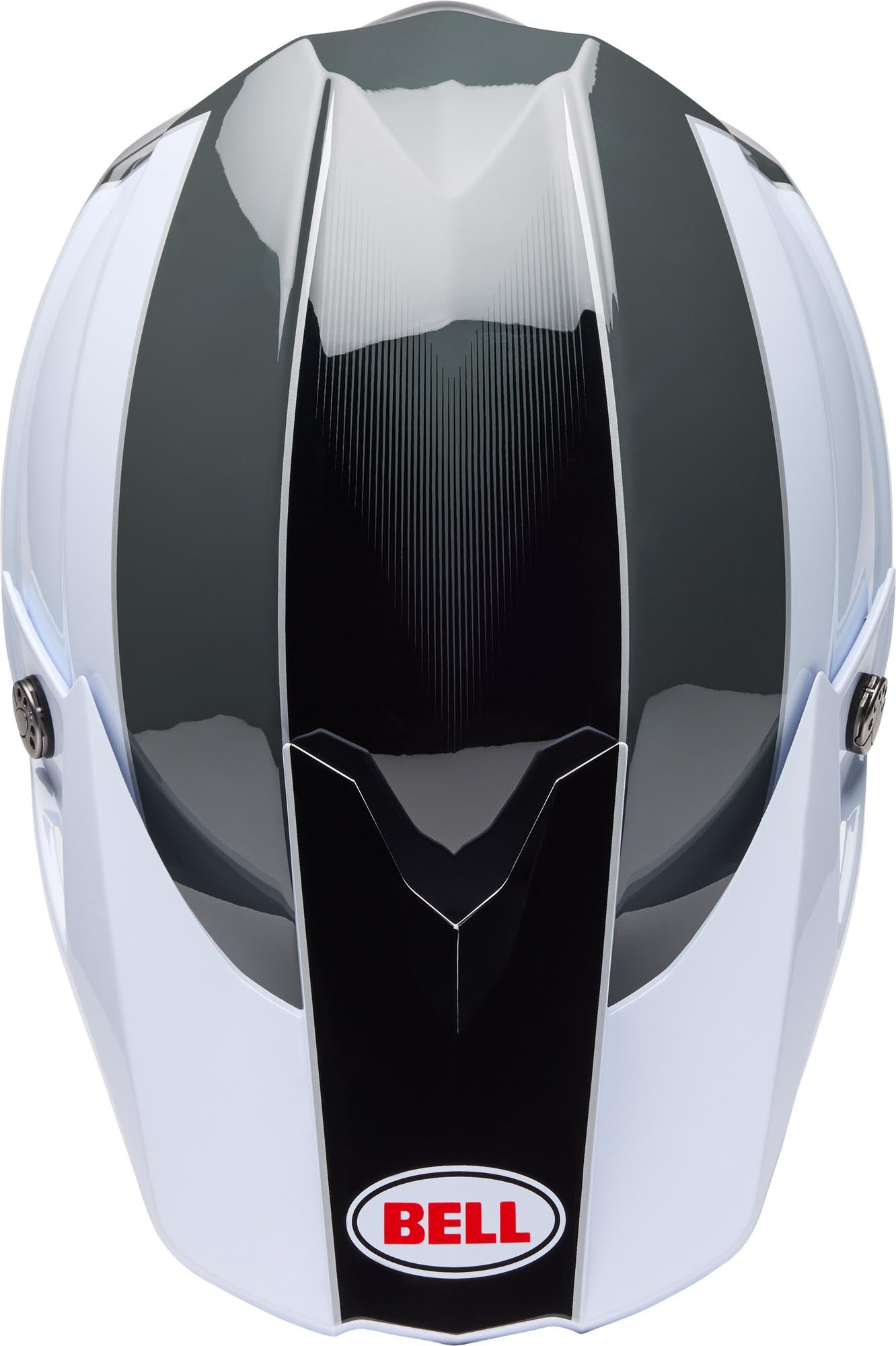 Bell Moto-10 MIPS Falcon Motocross Helm weiß/schwarz M (57/58) Abbildung 5