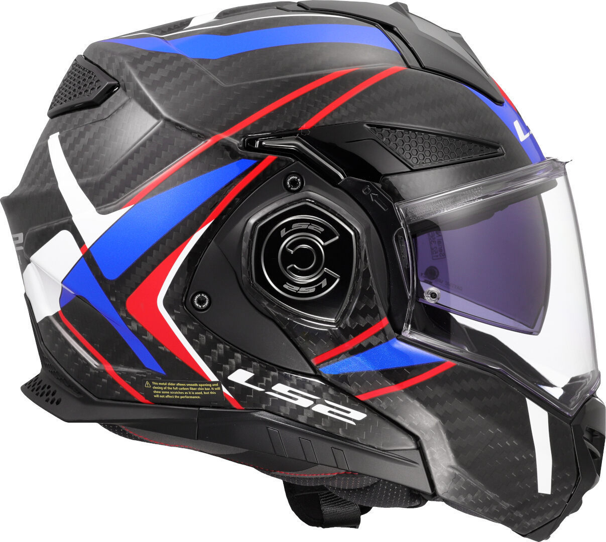 LS2 FF901 Advant X Carbon Future II Шлем белый/синий/красный М (57/58) Рисунок 6
