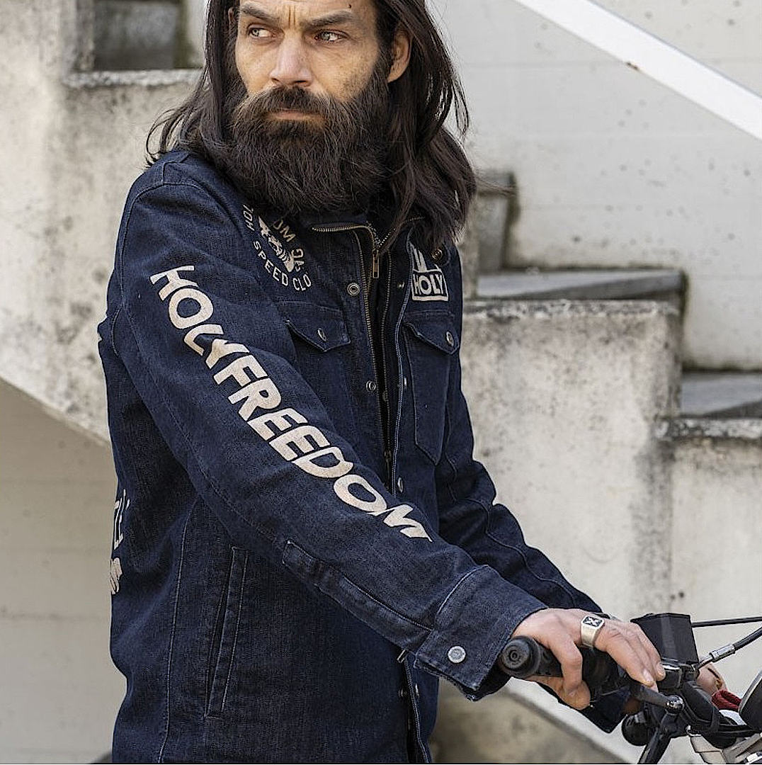 HolyFreedom Genoa Stampato Motorcycle Textile Jacket S Figure 19