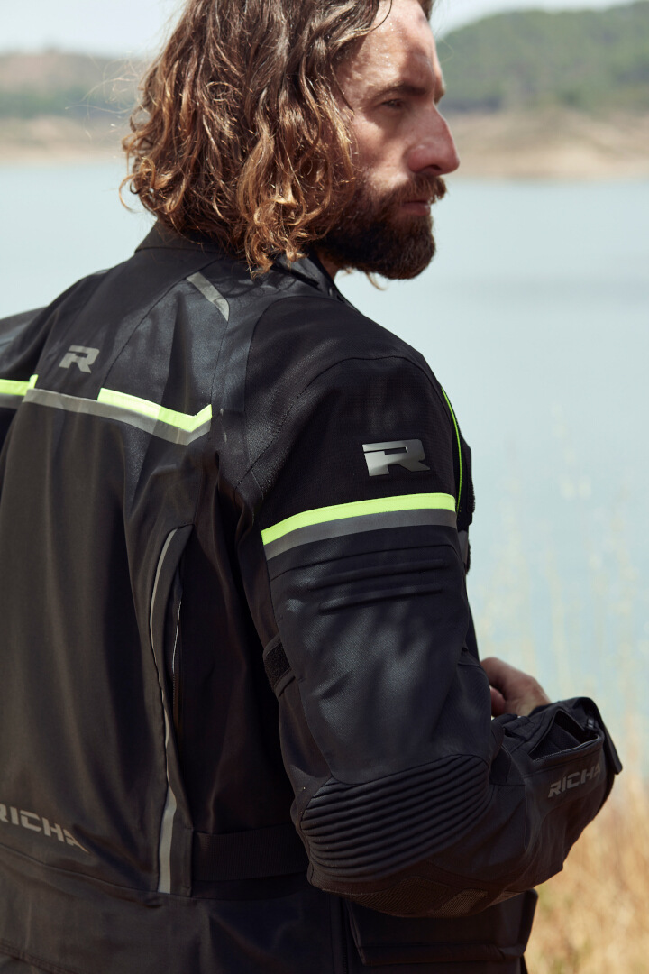 Richa Atlantic 2 Gore-Tex waterproof Motorcycle Textile Jacket black/yellow XL Figure 5