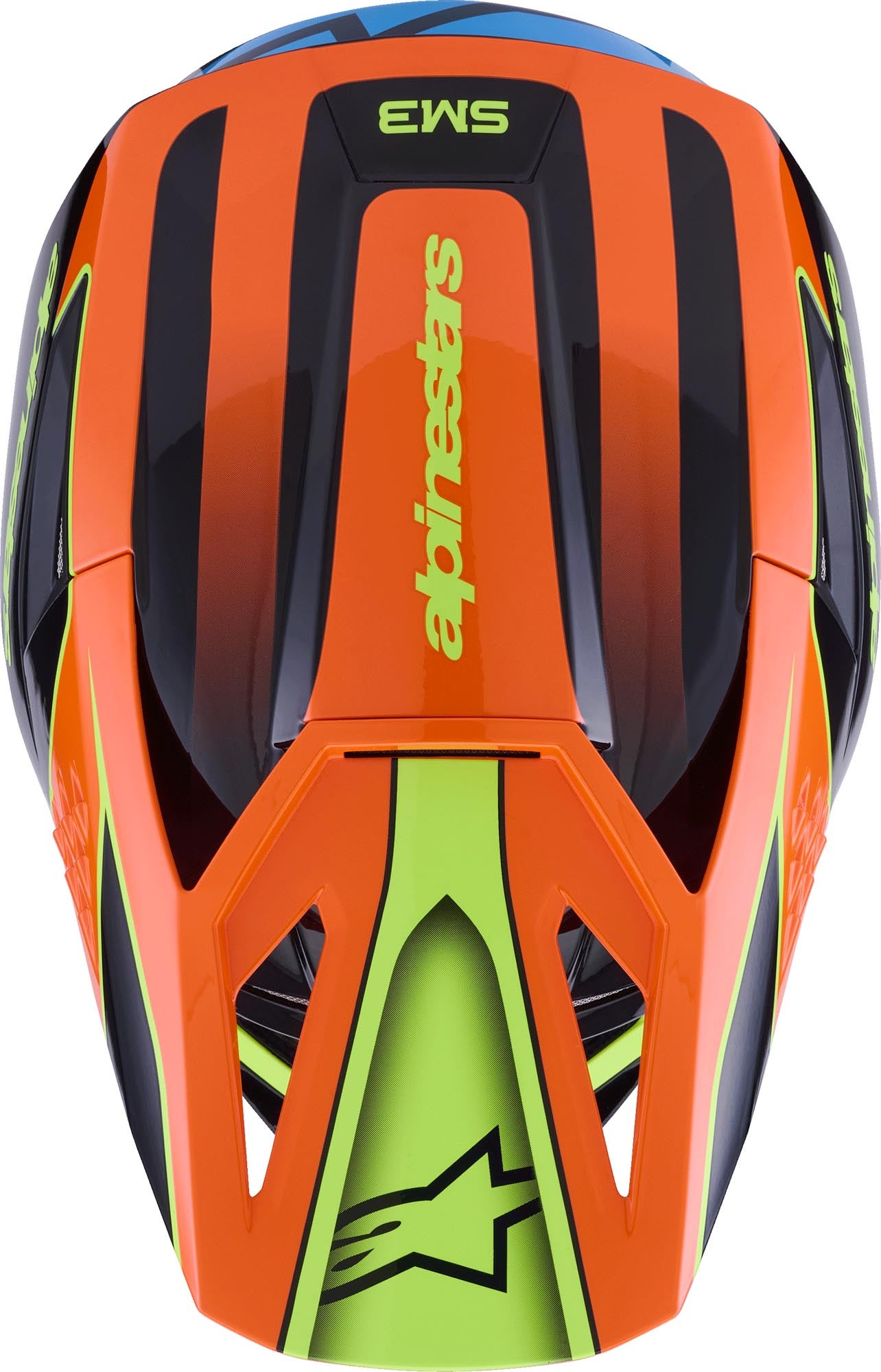 Alpinestars S-M3 Fray Casque de motocross noir/bleu/orange L (59/60) Figure 7