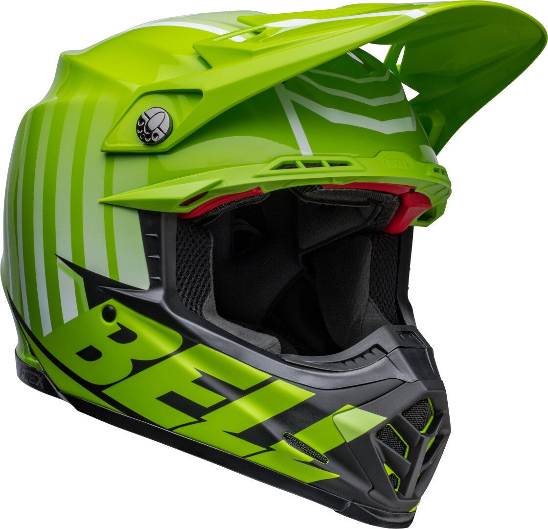 Bell Moto-9S Flex Sprint Casco Motocross Verde/Nero M Figura 1