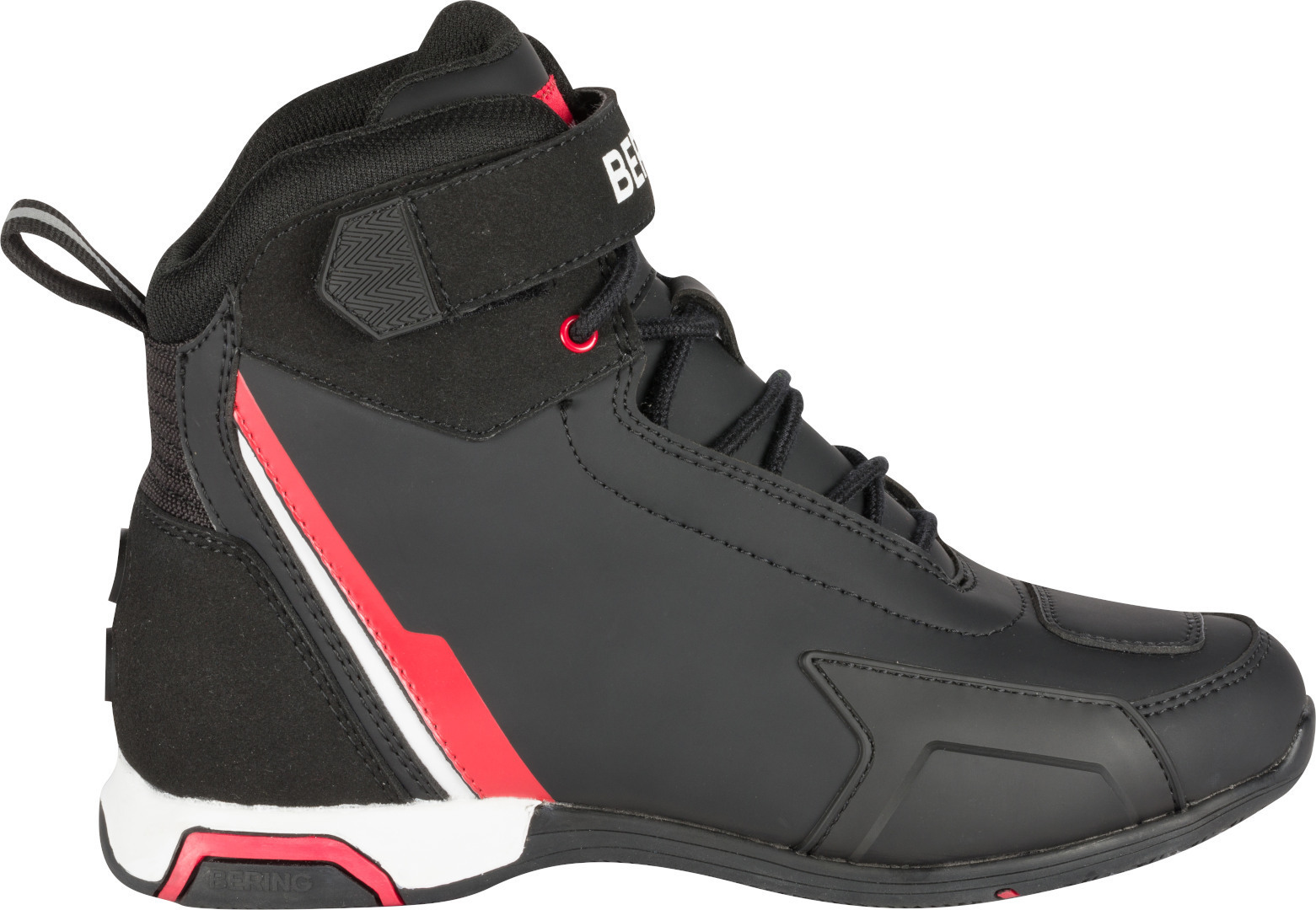 Bering Jag Pantofi impermeabili pentru motociclete pentru femei Negru/Roșu/Alb 41 Figura 1