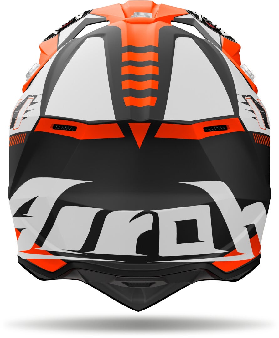Airoh Wraaap Feel Motocross Helm schwarz/weiß/orange L (59/60) Abbildung 3