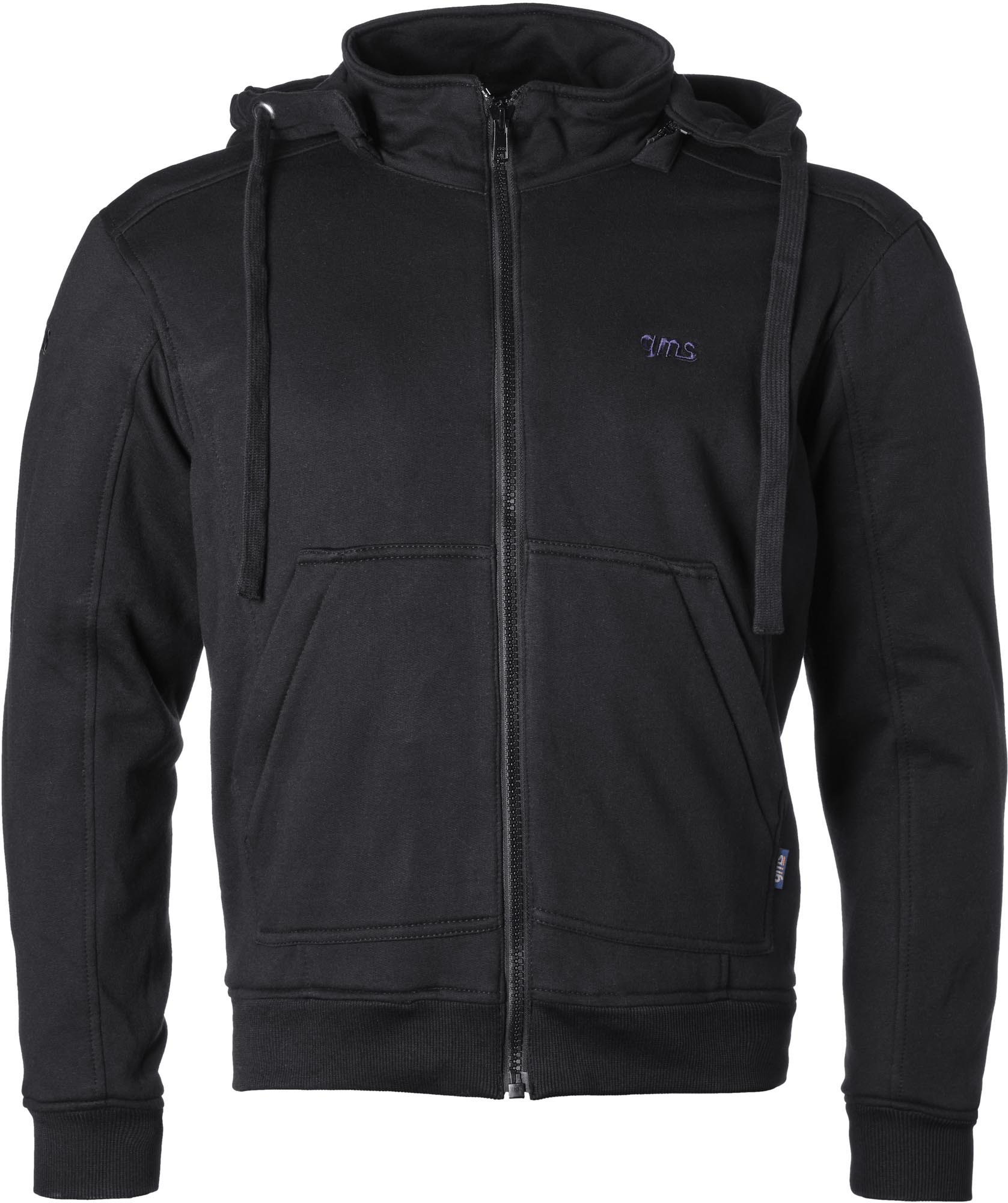 GMS Grizzly Motorcykel Hoodie svart S Figur 1