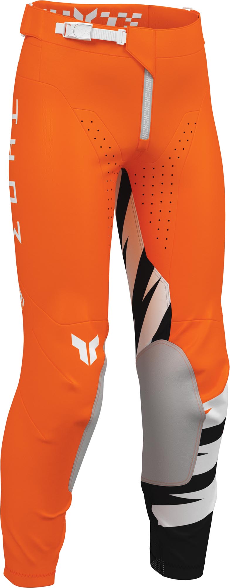 Thor Launchmode Shockie Ungdoms motocrossbukser sort/orange 20 Figur 4
