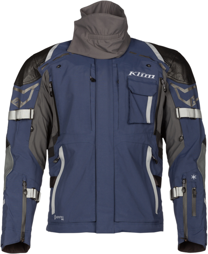 Klim Kodiak Motorcycle Textile Jacket blue/grey 62 Figure 6