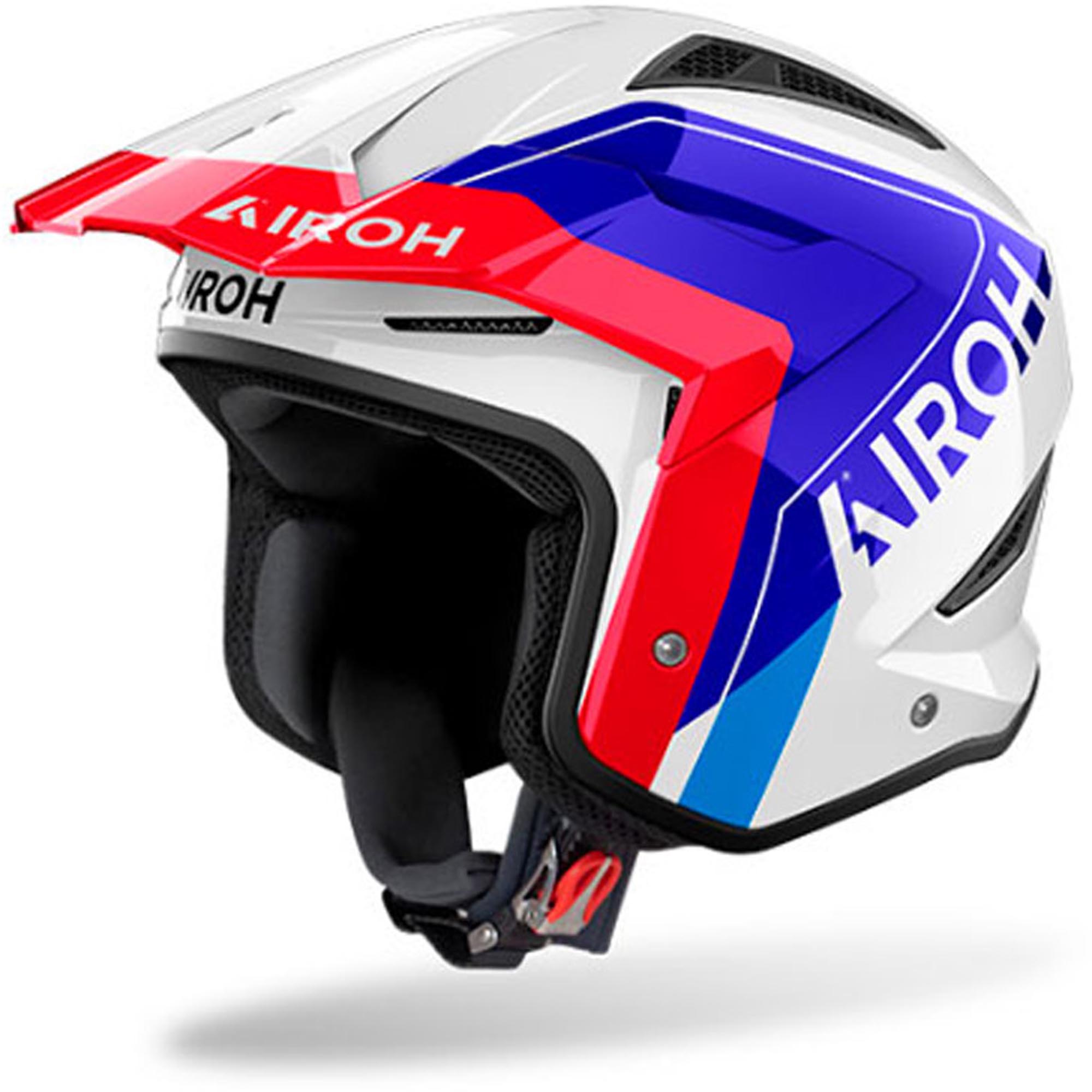 Airoh TRR II Hunt Jet Helmet white/blue/red L (59/60) Figure 1
