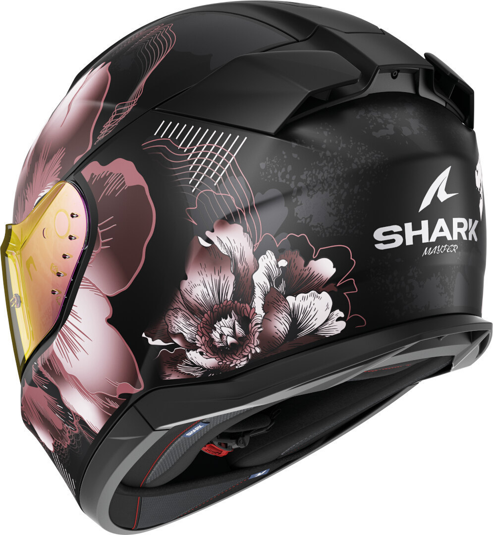 Shark D-Skwal 3 Mayfer Hjälm Svart matt/rosa XS (53/54) Figur 3