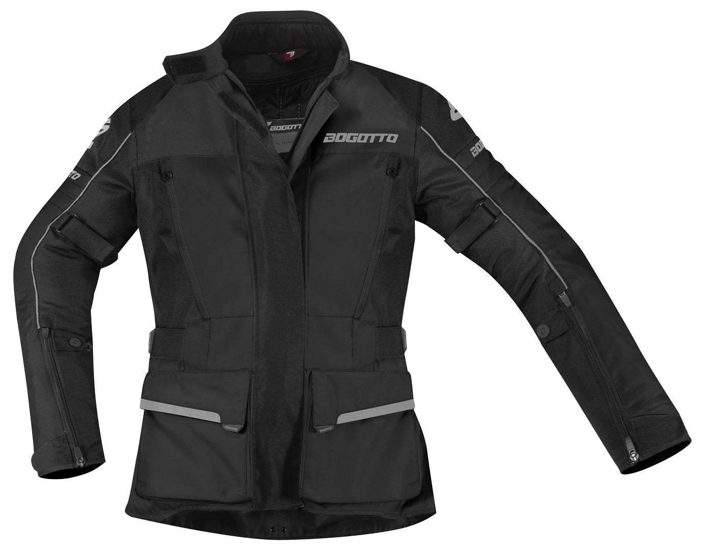 Bogotto Tampar Tour imperméable dames moto textile veste noir M Figure 3