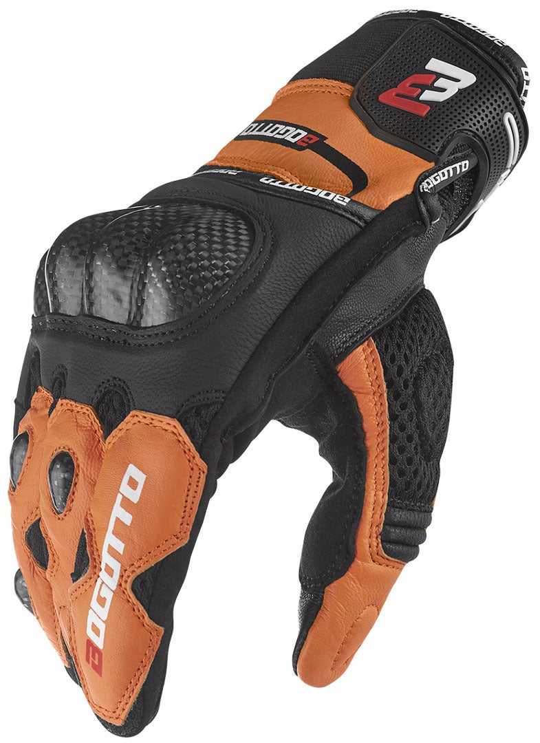 Bogotto Flint Motorradhandschuhe schwarz/orange L Abbildung 2