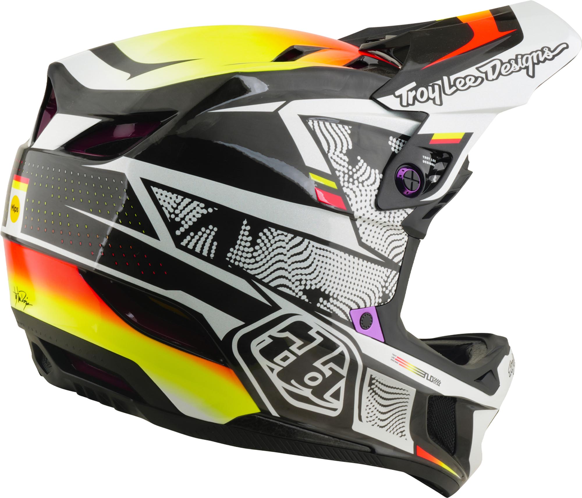 Troy Lee Designs D4 Carbon MIPS Lined Up Elmo in discesa M (57/58) Figura 4