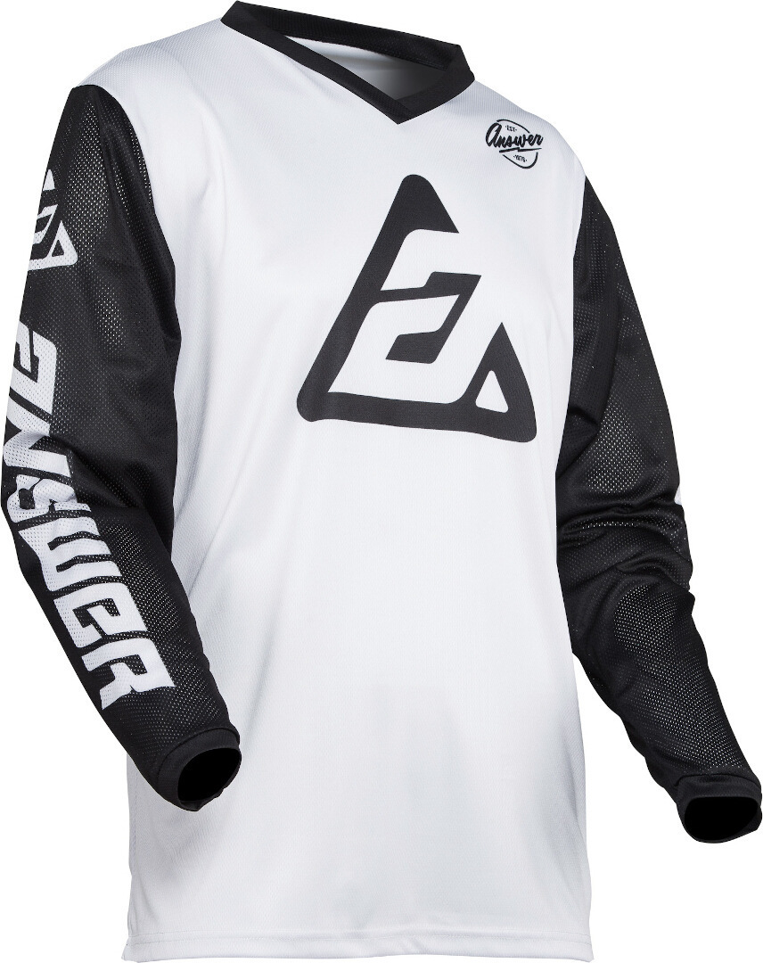 Answer Arkon Bold Motocross Jersey branco/preto M Figura 2