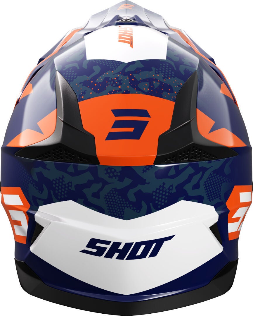 Shot Pulse Airfit Capacete de Motocross Laranja/Azul L (59/60) Figura 2
