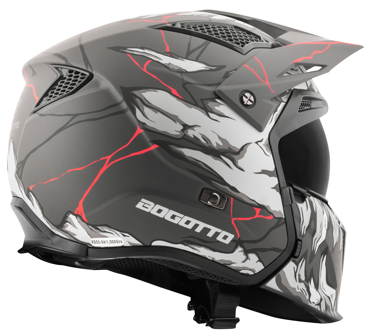 Bogotto Radic Skulash Cască gri/negru XS Figura 18