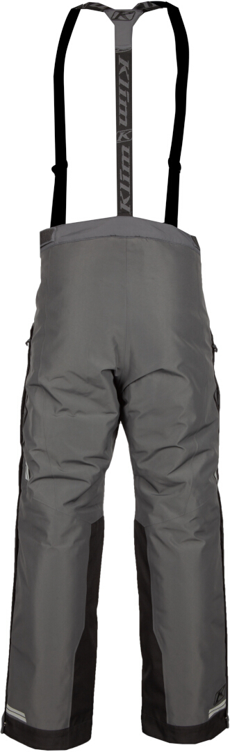 Klim Kaos 2022 Pantaloni de bib pentru snowmobil gri/negru XXL Figura 4