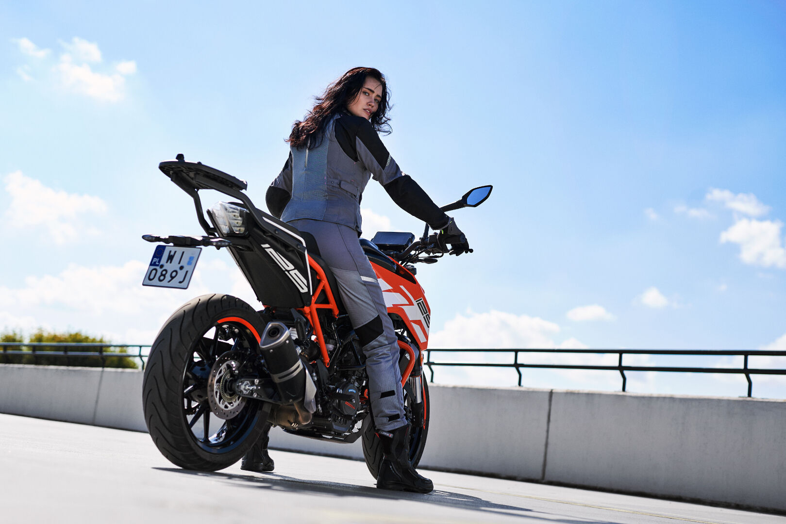 SHIMA Jet vattentät Damer Motorcykel Textil Jacka grå XS Figur 5