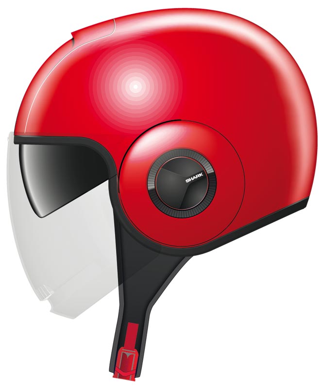 Shark Nano Capacete a jato vermelho M (57/58) Figura 1