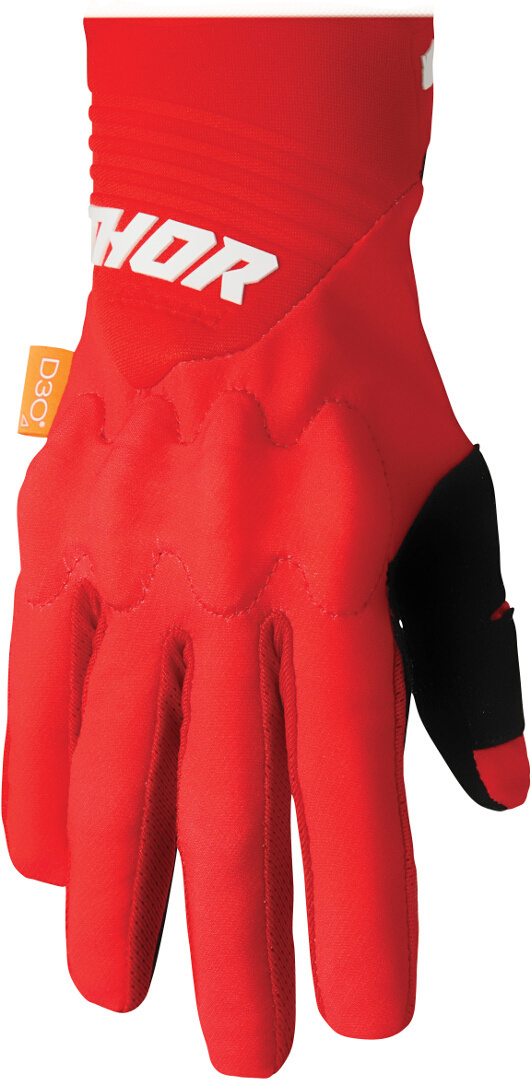 Thor Rebound D3O Motocross Handschuhe rot/weiß M Abbildung 1