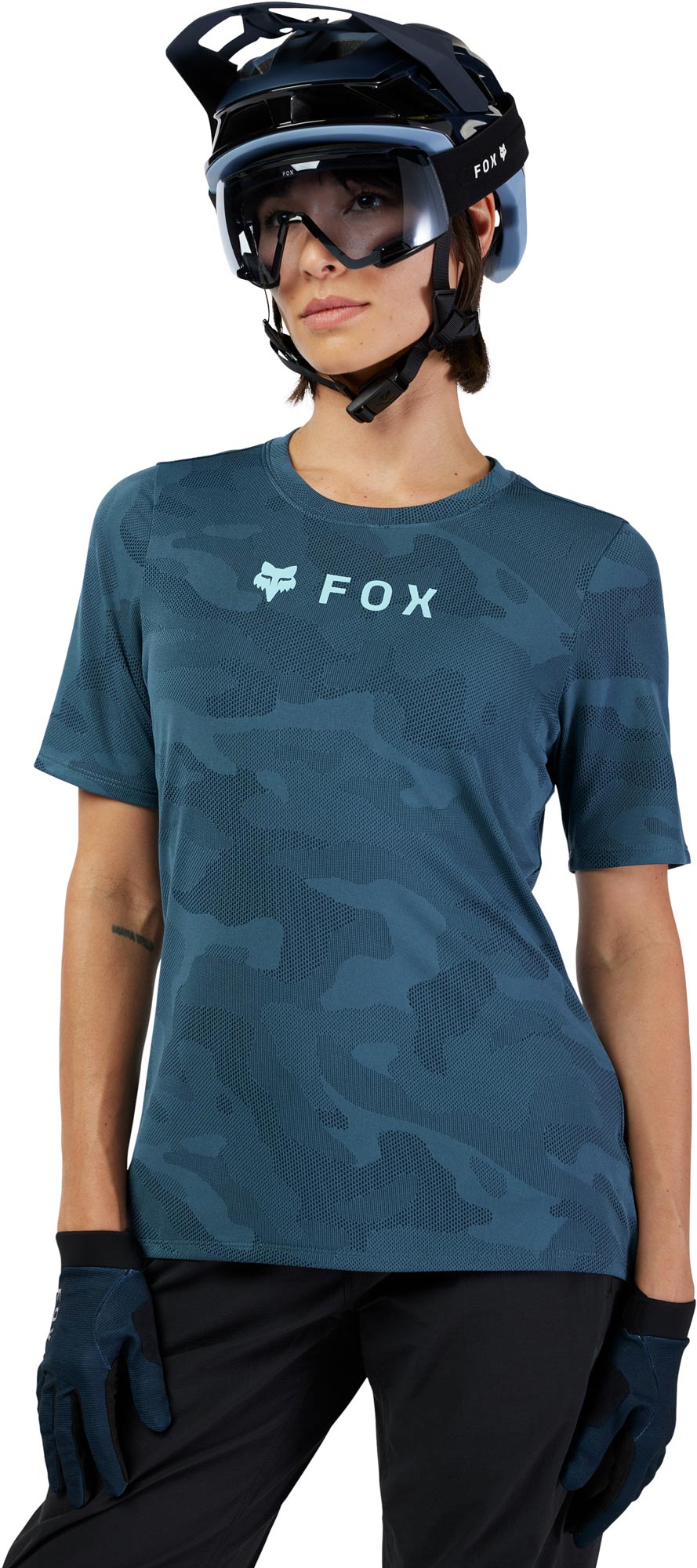 FOX Ranger Tru Dri Maglia da bicicletta da donna blu M Figura 3