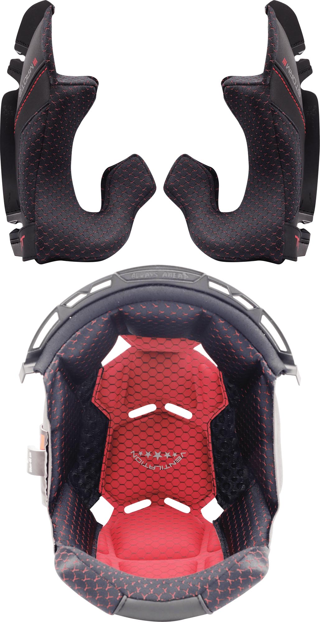 LS2 FF818 Inner Lining & Cheek Pads 3XL Figure 1