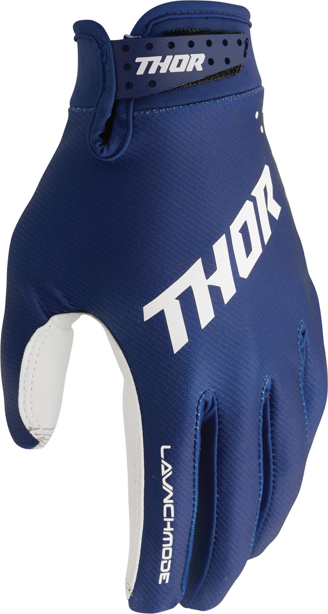 Thor Launchmode Split Youth Motocross Gloves navy S Figure 4