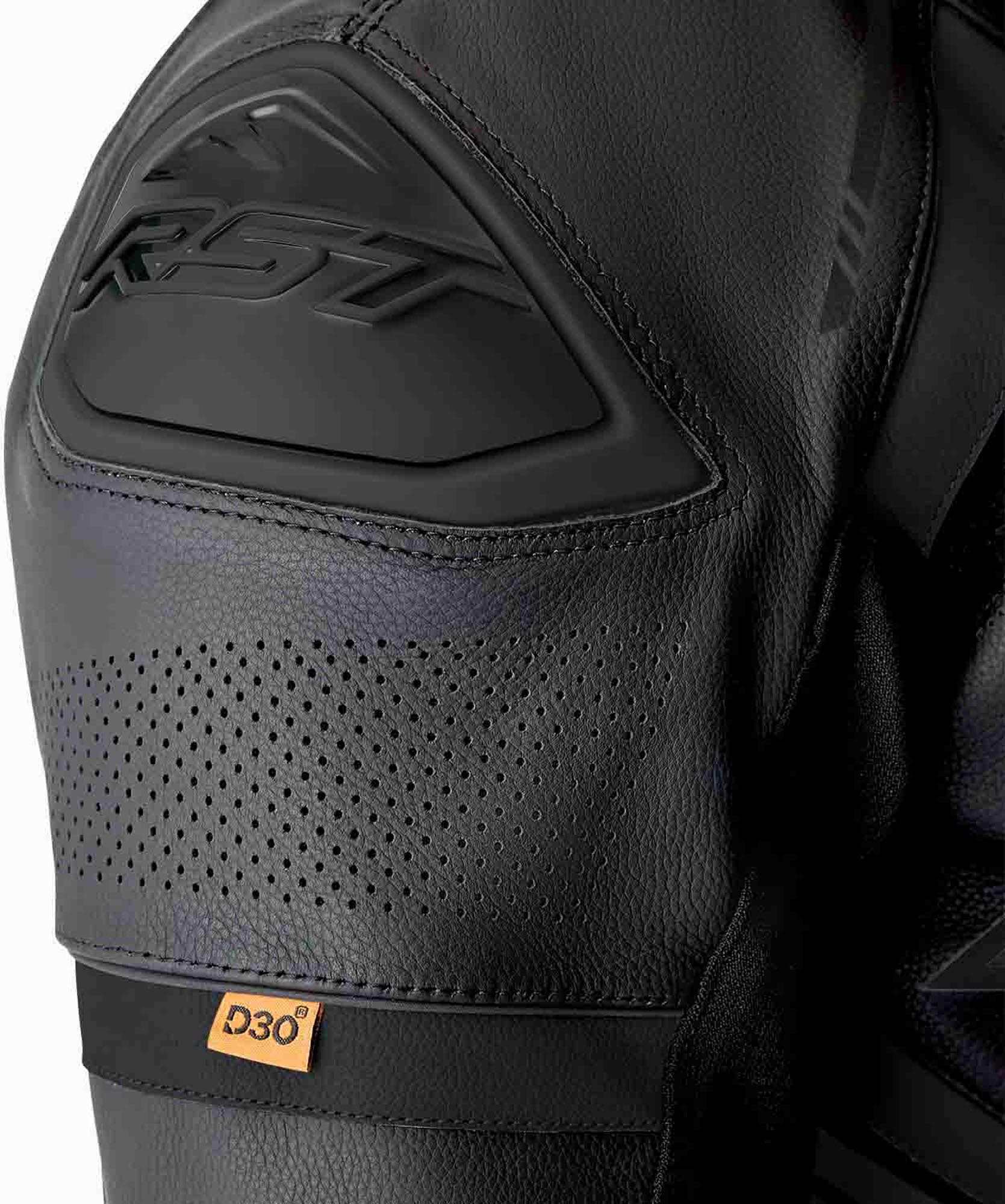 RST S1 D30 geperforeerd eendelig leren motorfietspak Zwart 56 Figuur 4