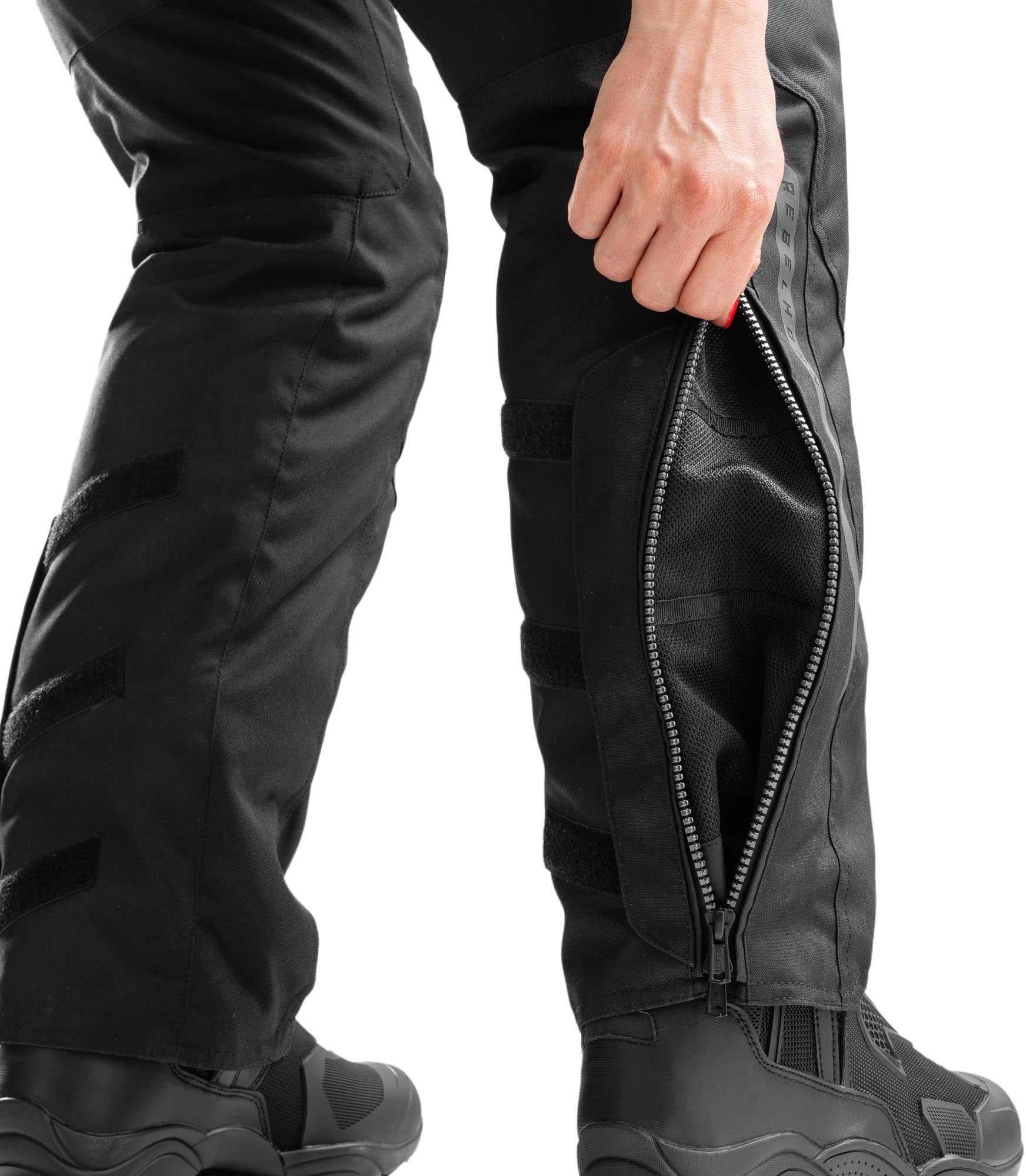 Rebelhorn Hiker 4 waterproof Ladies Motorcycle Textile Pants black S Figure 9