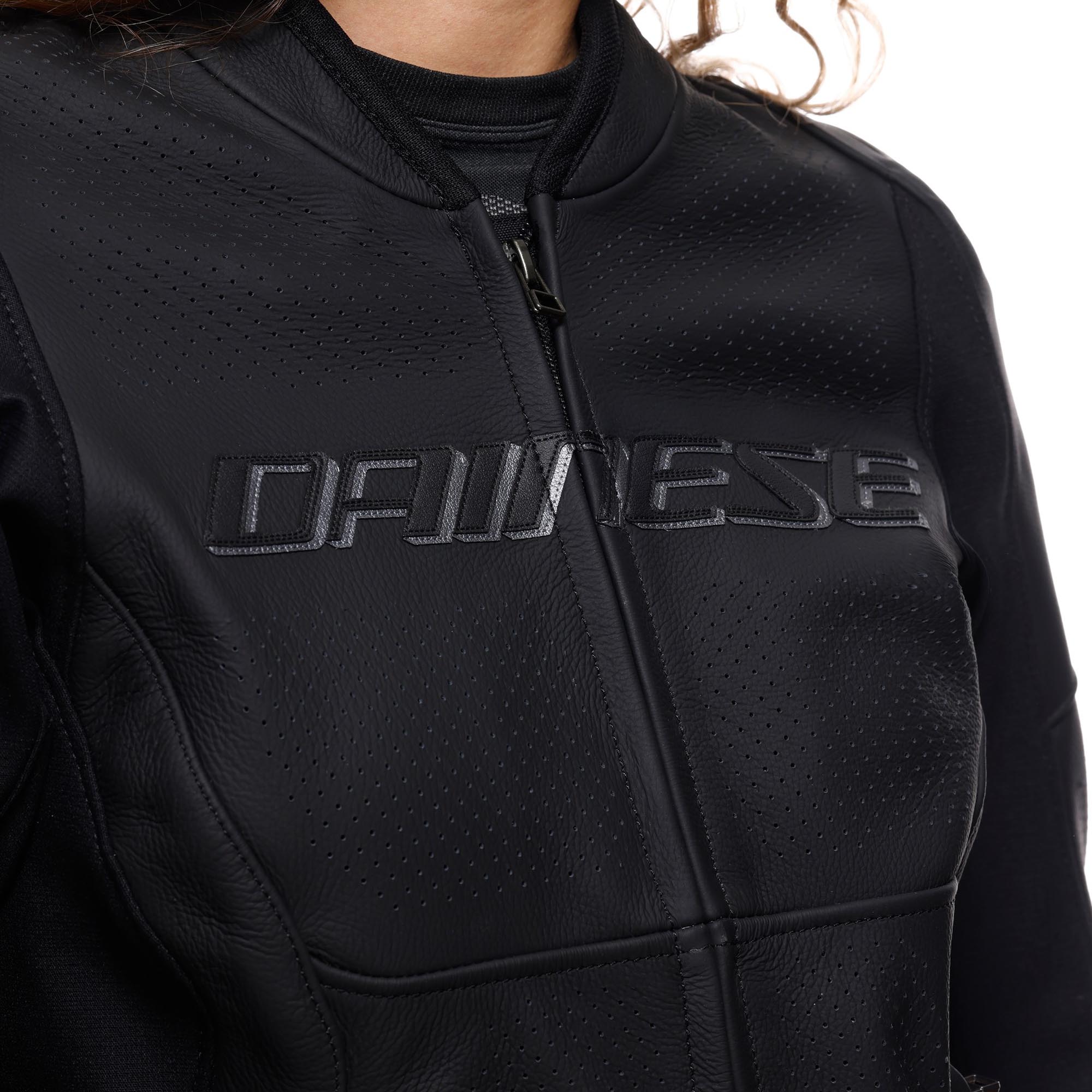 Dainese Racing 5 perforierte Damen Motorrad Lederjacke 44 Abbildung 7