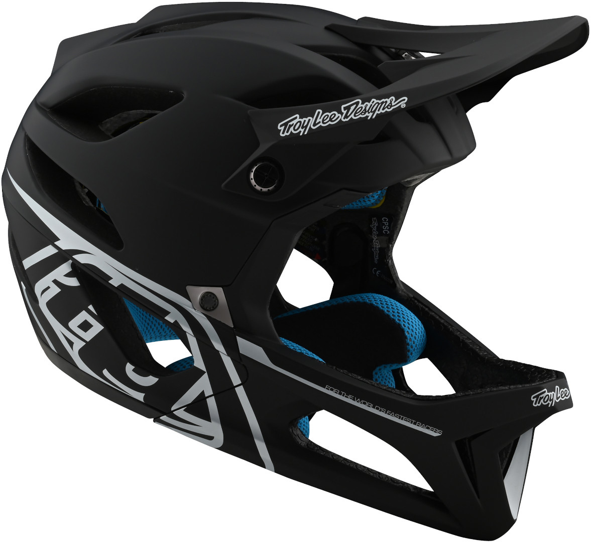 Troy Lee Designs Stage Stealth MIPS Cască Negru mat/argintiu M/L Figura 3