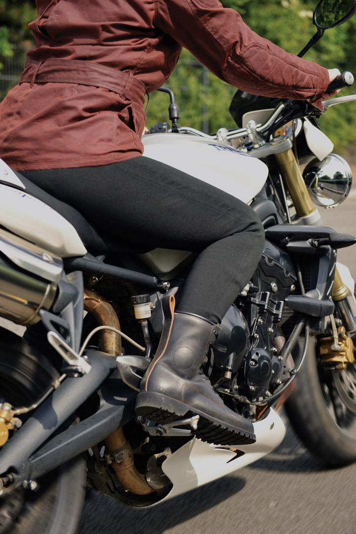 Oxford Super Motorcykel Leggins Sort 22 Lang Figur 2