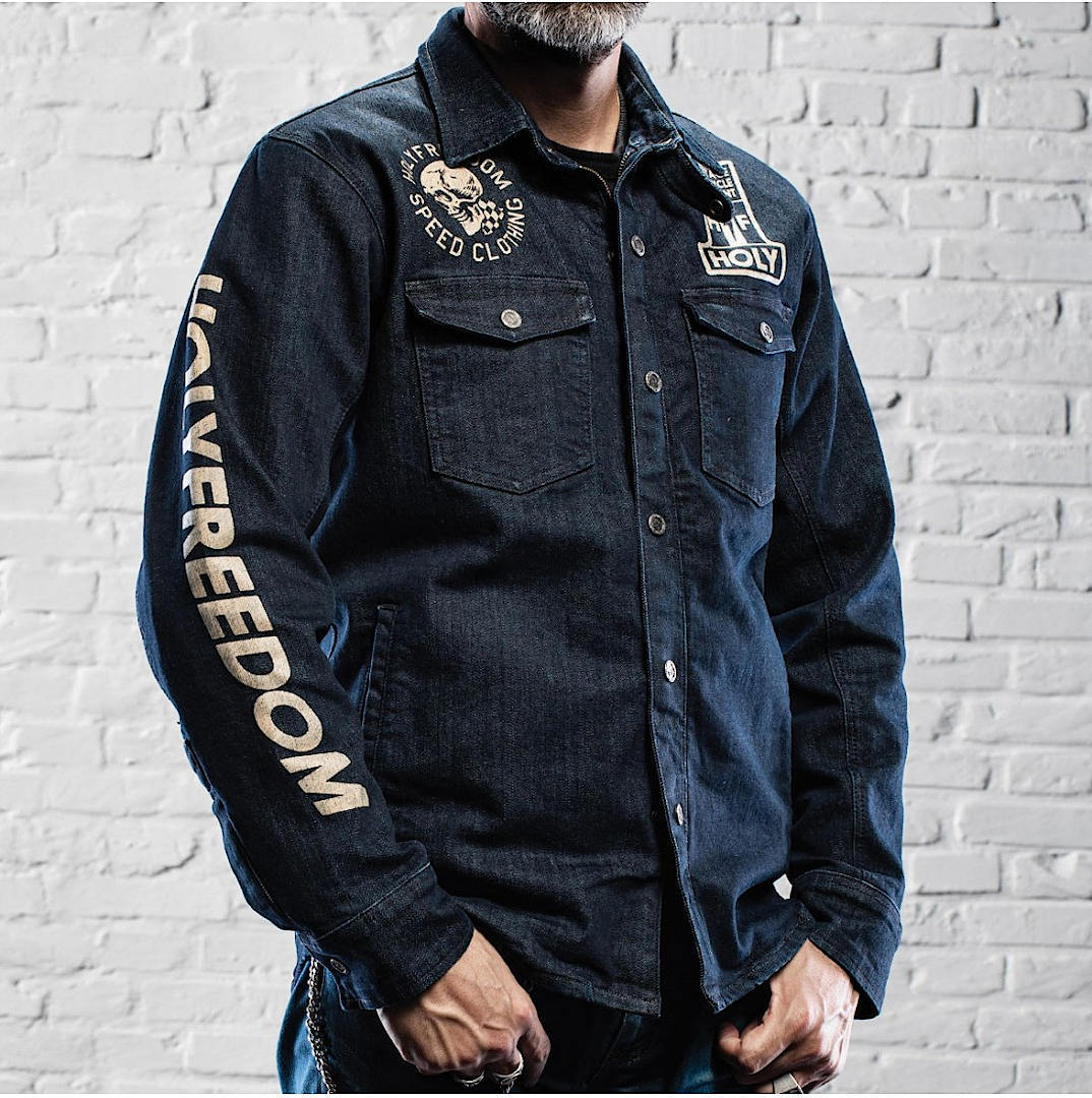HolyFreedom Genoa Stampato Motorcycle Textile Jacket S Figure 4