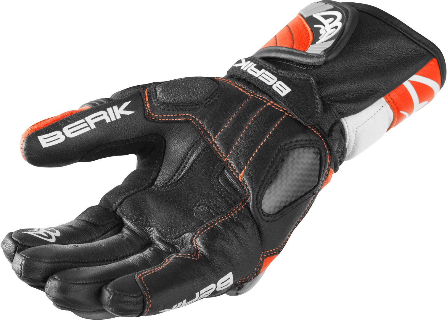 Berik Namib Pro Motorcykel handsker sort/hvid/rød M Figur 2