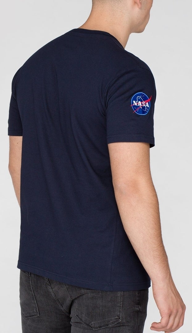 Alpha Industries NASA T-Shirt dunkelblau L Abbildung 3