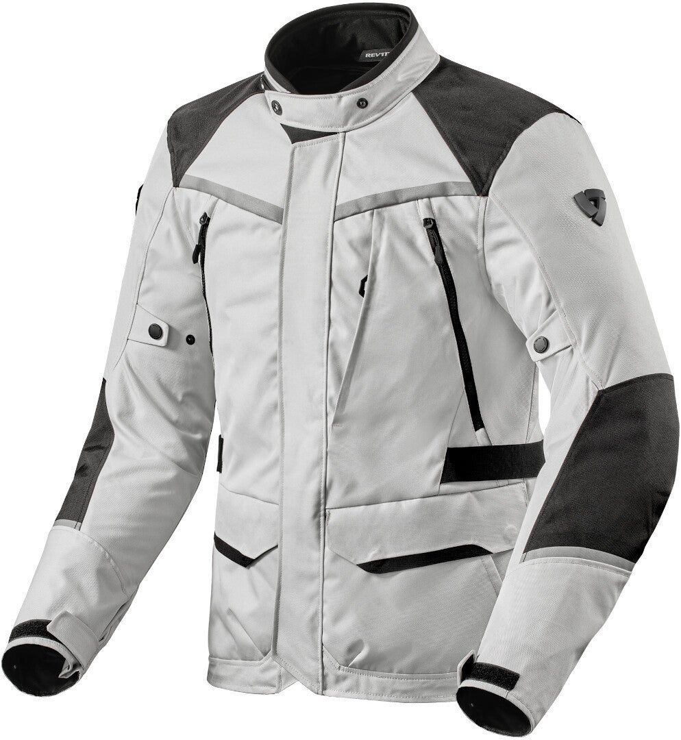 Revit Voltiac 3 H2O Motorcycle Textile Jacket grey/black XL Figure 1