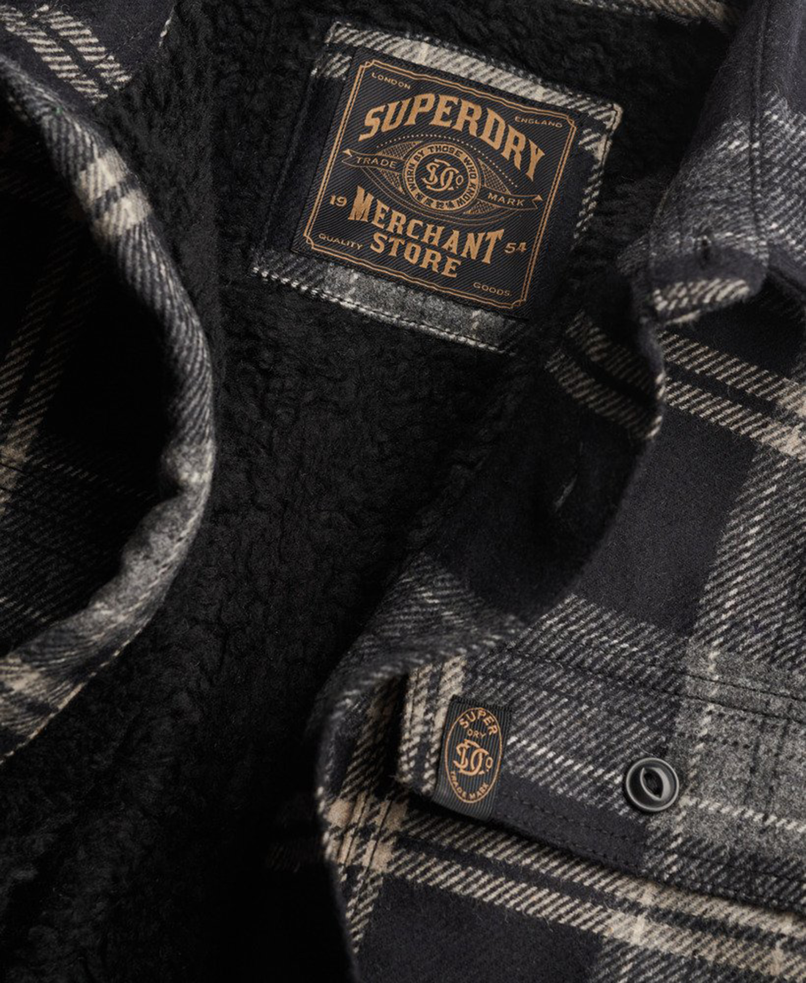 Superdry & Co Miller Πουκάμισο Μαύρο 3ΧΛ Γράφημα 2