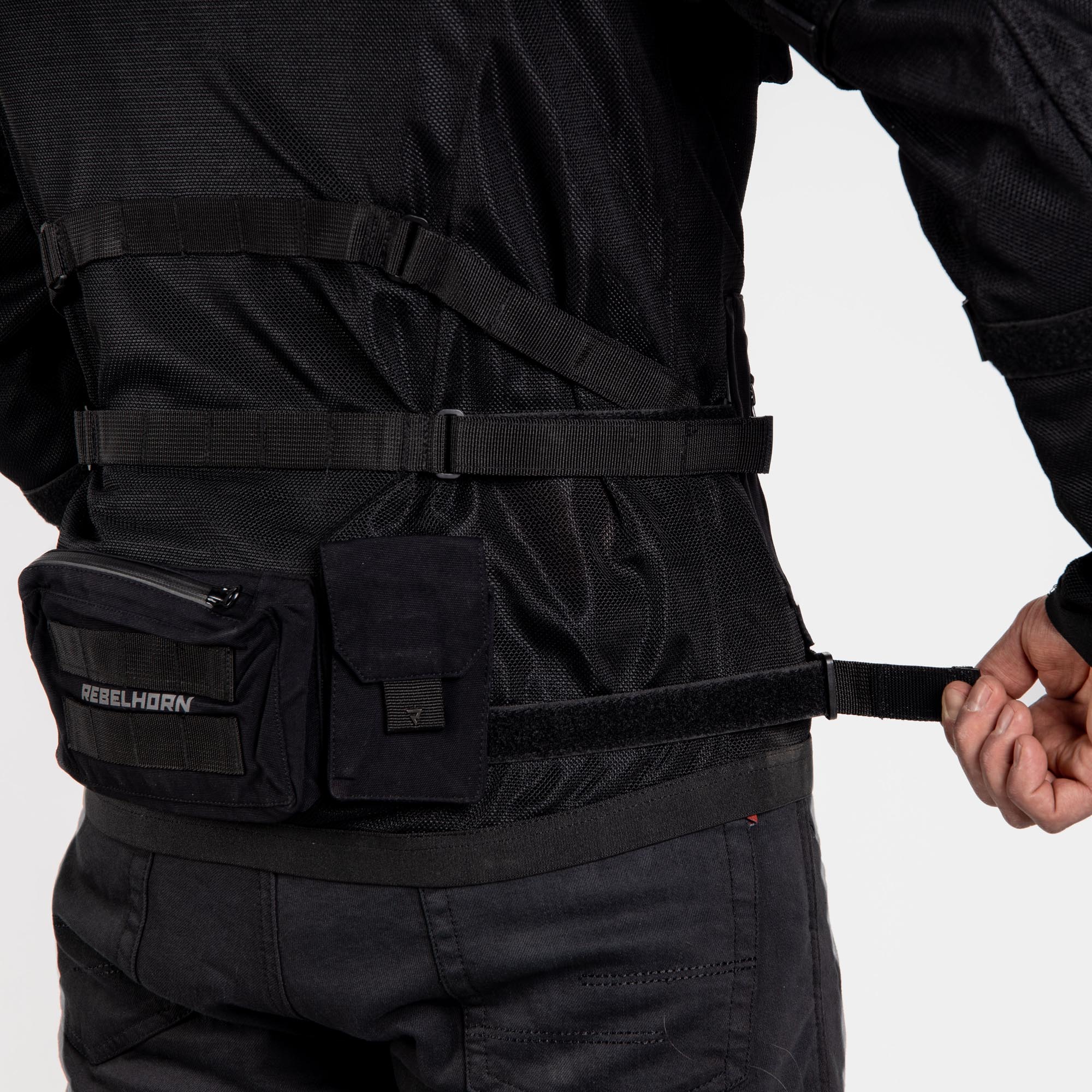 Side view of Rebelhorn Brutale Motorcycle Textile Jacket