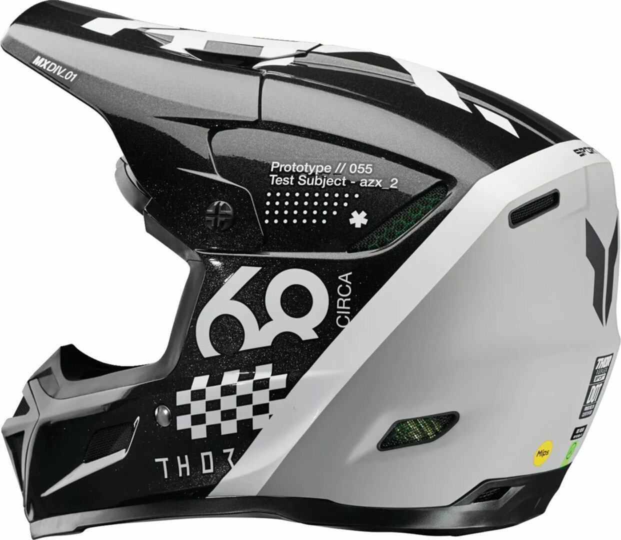 Thor Reflex Riot Motocross Helmet black metallic L (58/59) Figure 4