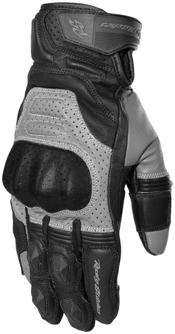 Rusty Stitches Conner Motorrad Handschuhe Černá/šedá L Obrázek 1