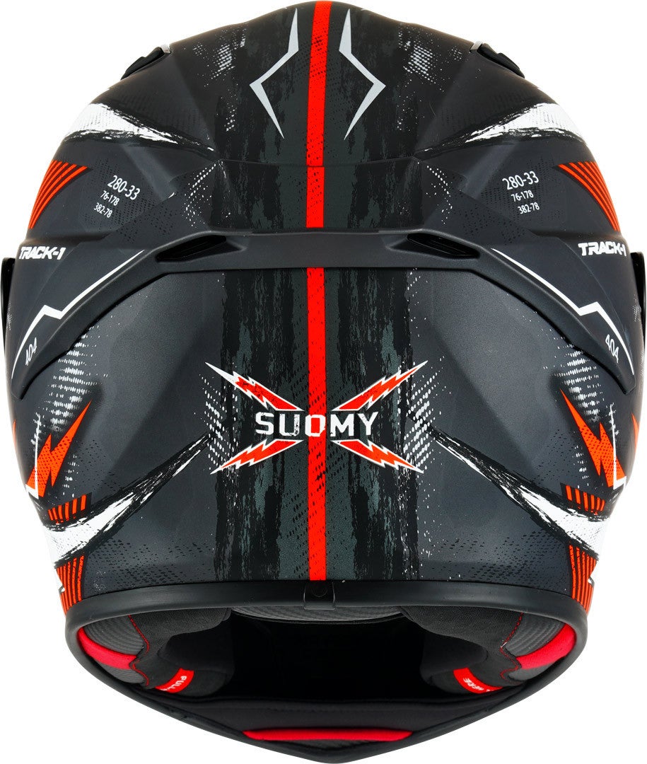 Suomy Track-1 404 Helm grijs/zwart/rood XXL (63) Figuur 4