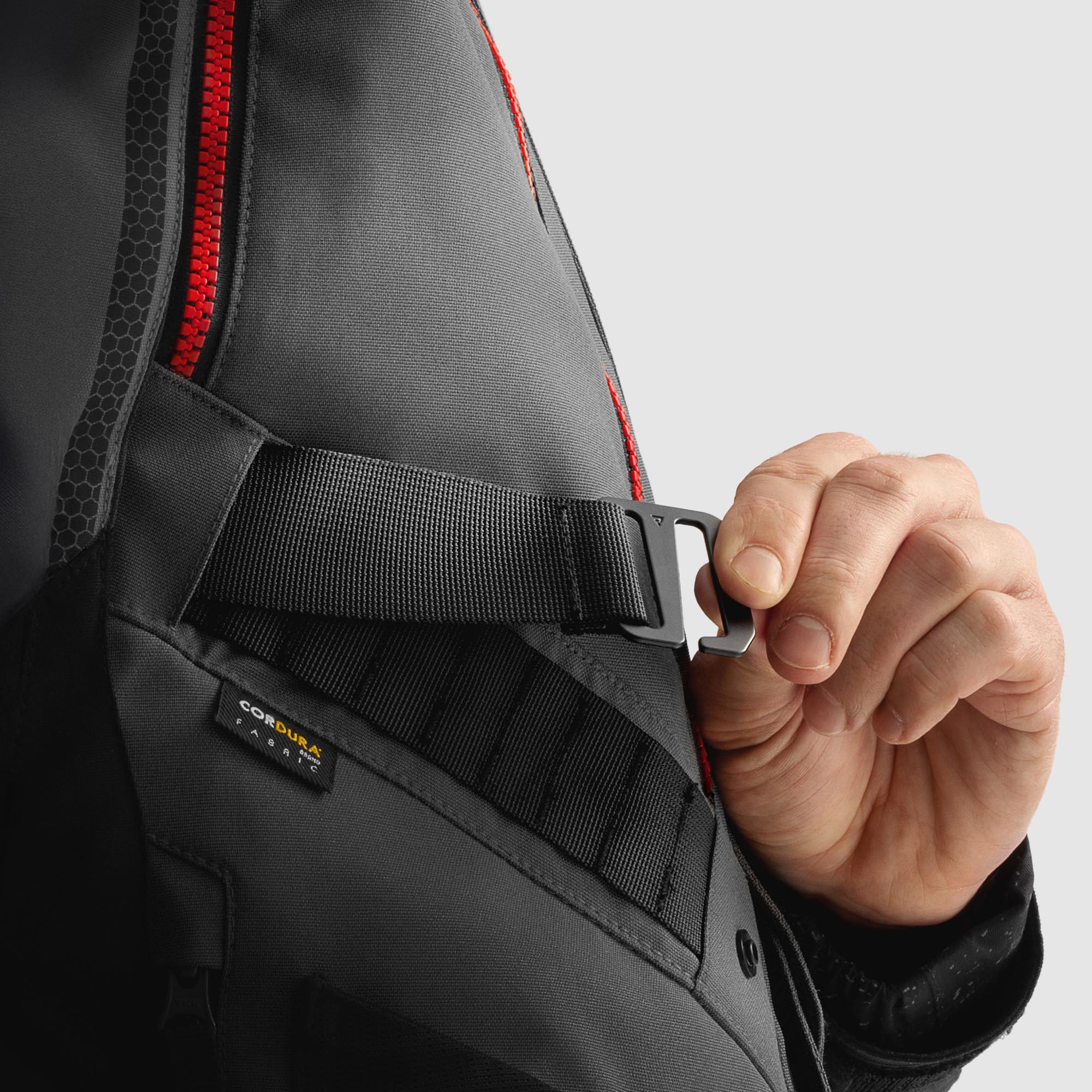 Rebelhorn Hardy 3.0 waterproof Motorcycle Textile Jacket dark grey/black/yellow 4XL Figure 7