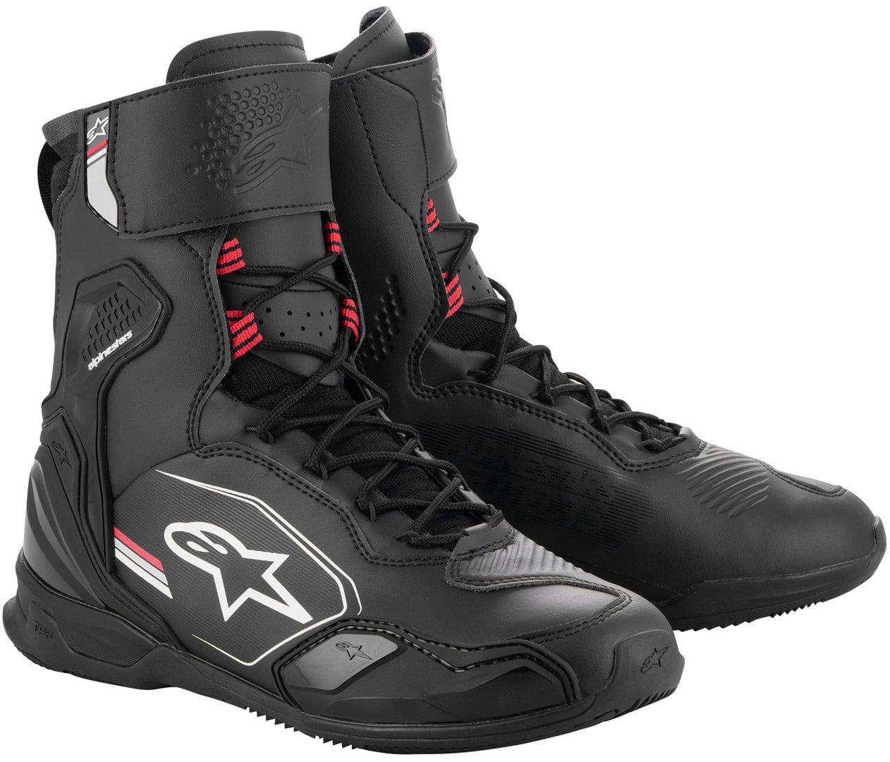 Alpinestars Superfaster Motorradschuhe schwarz/grau/rot 13 Abbildung 1