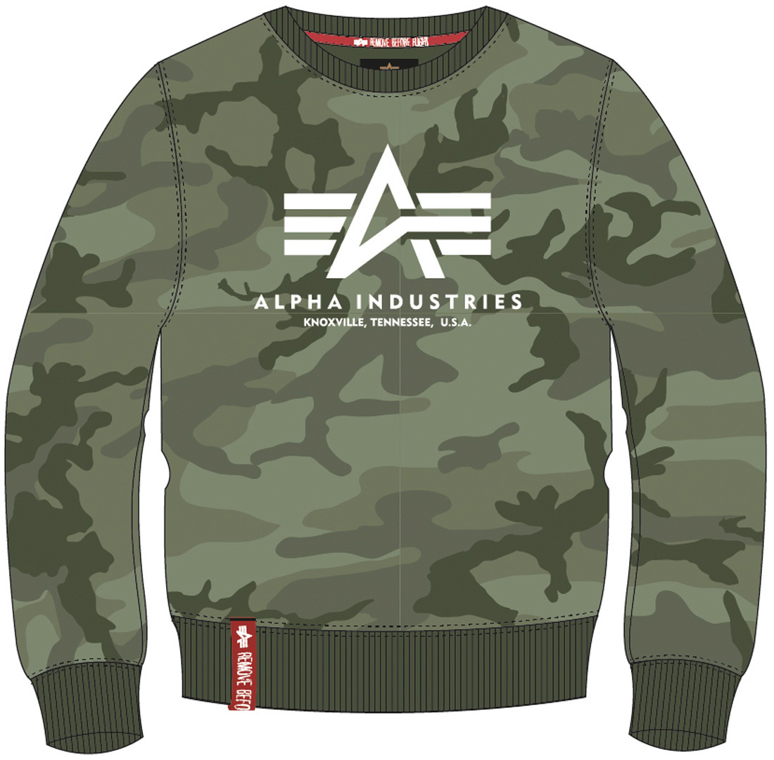 Alpha Industries Basic Camo Camisola oliva XXL Figura 1