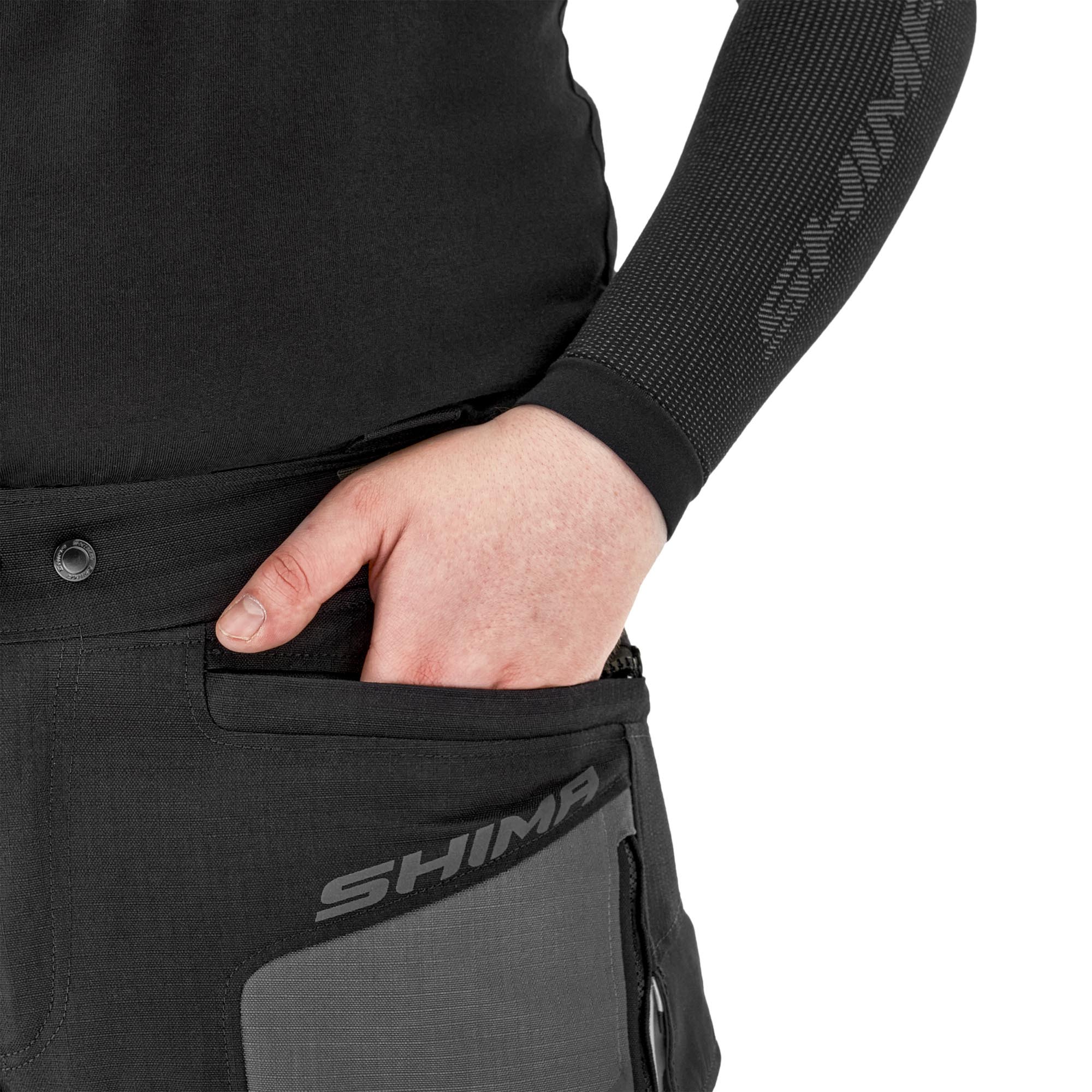 SHIMA Tracker Motorrad Textilhose grau XL Abbildung 10