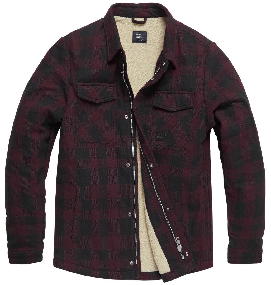 Side view of Vintage Industries Heavyweight Sherpa Shirt
