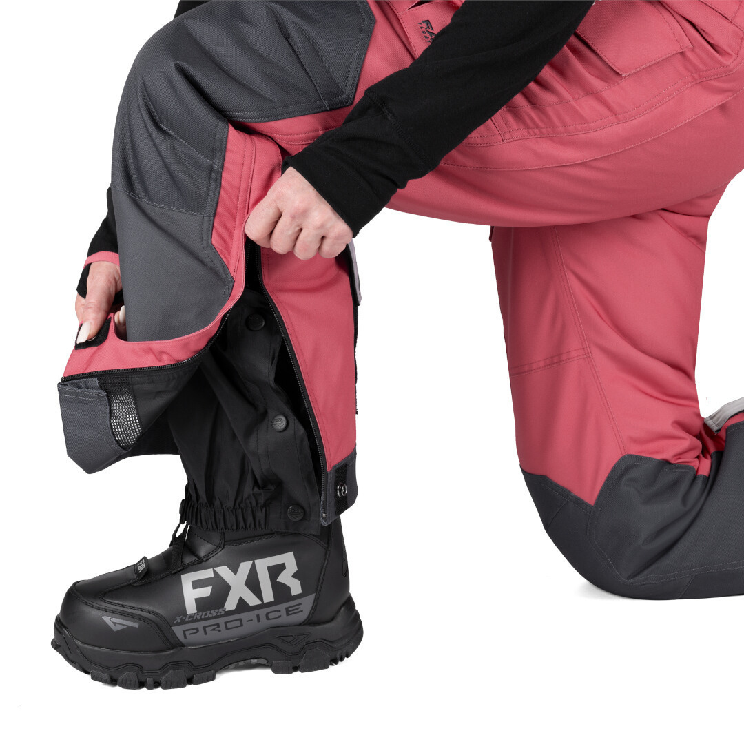 FXR Excursion Ice Pro Calças de snowmobile femininas rosa 6 Figura 3
